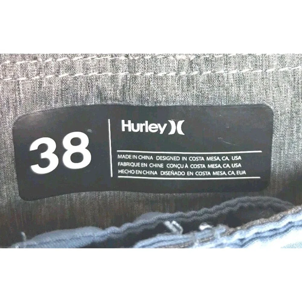 Hurley Board Shorts Men's 38 Blue Surfing Beach Shorts Resortwear Skater